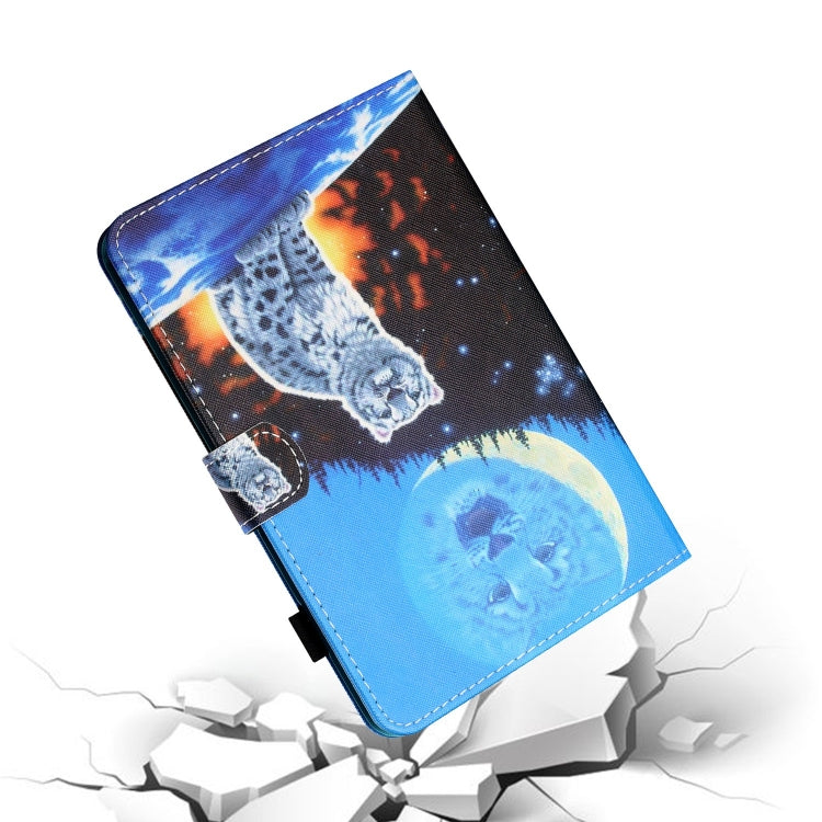 Sandsberg | Für Lenovo Tab P11 Gen2 / Xiaoxin Pad Plus 2023 Farbige Zeichnung Stitching Smart Leder Tablet Hülle (Doppel Schatten Tiger)