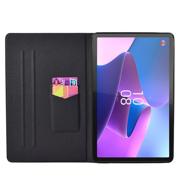 Sandsberg | Für Lenovo Tab P11 Gen2 /Xiaoxin Pad Plus 2023 Voltage Farbiges Zeichnen Smart Leder Tablet Hülle(LOVE)