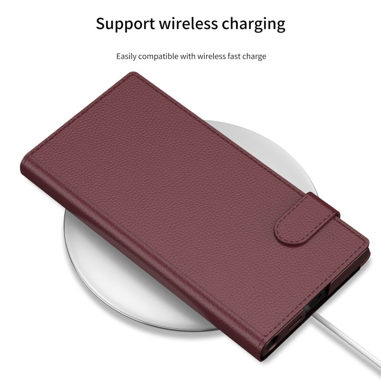 Für Samsung Galaxy S24 Ultra 5G GKK Flip Wallet Leder Handyhülle, Ohne Stift (Grün)