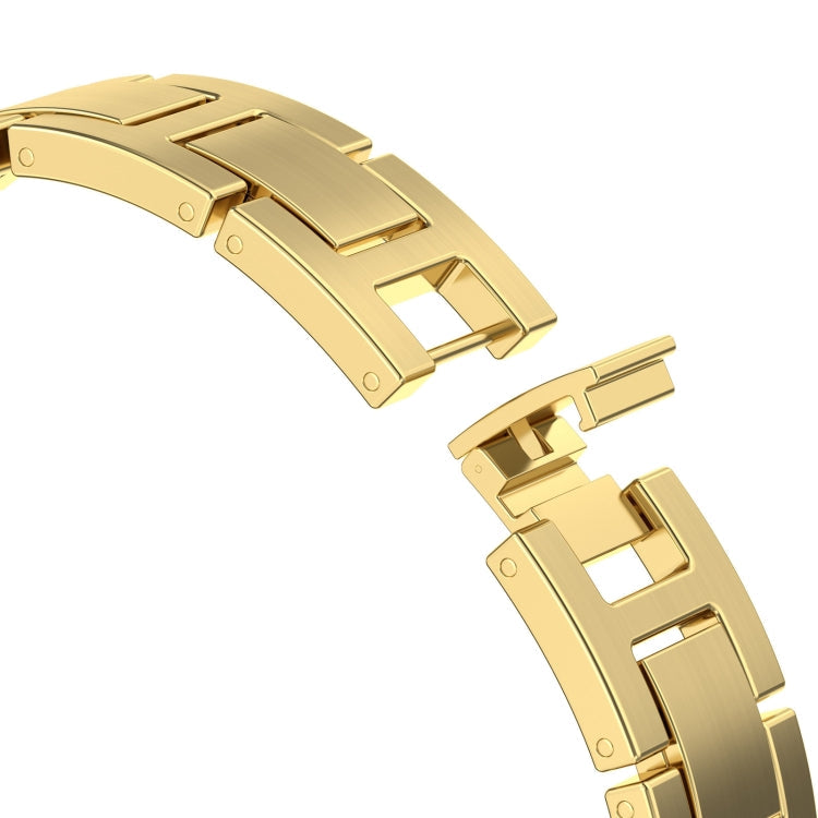 Sandsberg | Für Apple Watch Series 2 42mm H Slim Edelstahl Armband (Gold)