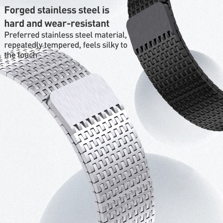 Sandsberg | Für Apple Watch Series 5 40mm Mailänder Loop Magnetverschluss Edelstahl Uhrenarmband (Titan-Gold)