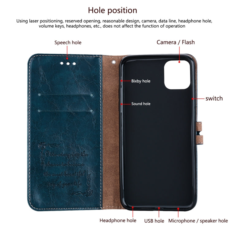 Für Samsung Galaxy S24 Ölwachstextur Schockproof Flip Leder Handyhülle (Rot)