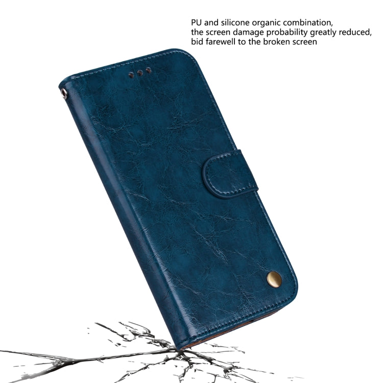 Für Samsung Galaxy S24 Ölwachstextur Schockproof Flip Leder Handyhülle (Rot)
