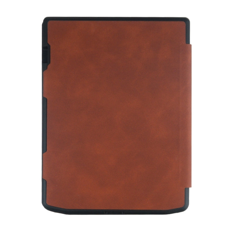 Sandsberg | Für Pocketbook InkPad 4 / Color2 /3 /PB743 Retro Leder-Feel Smart Tablet Case (Kaffee)