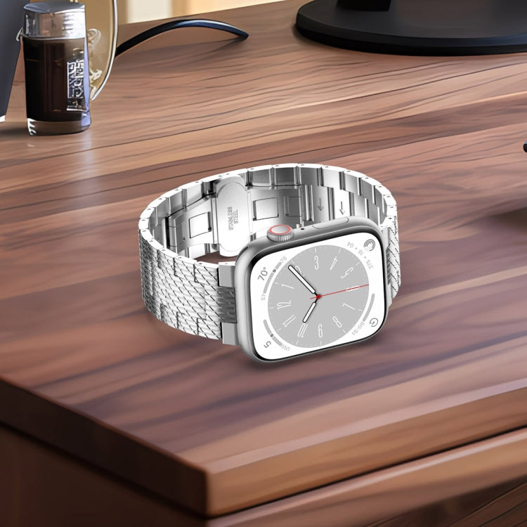 Sandsberg | Für Apple Watch Series 3 38mm Twill Edelstahl Armband (Gold)