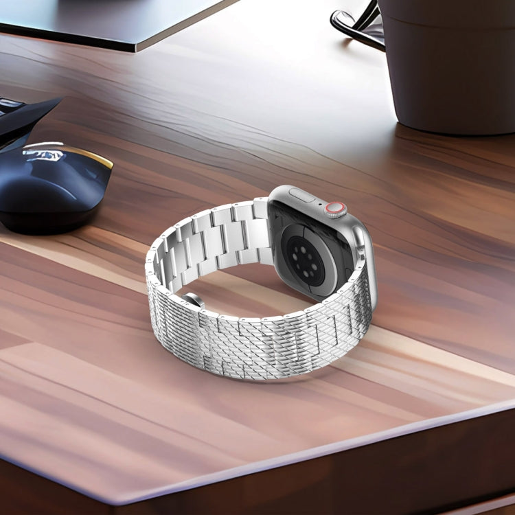 Sandsberg | Für Apple Watch Series 3 38mm Twill Edelstahl Armband (Gold)