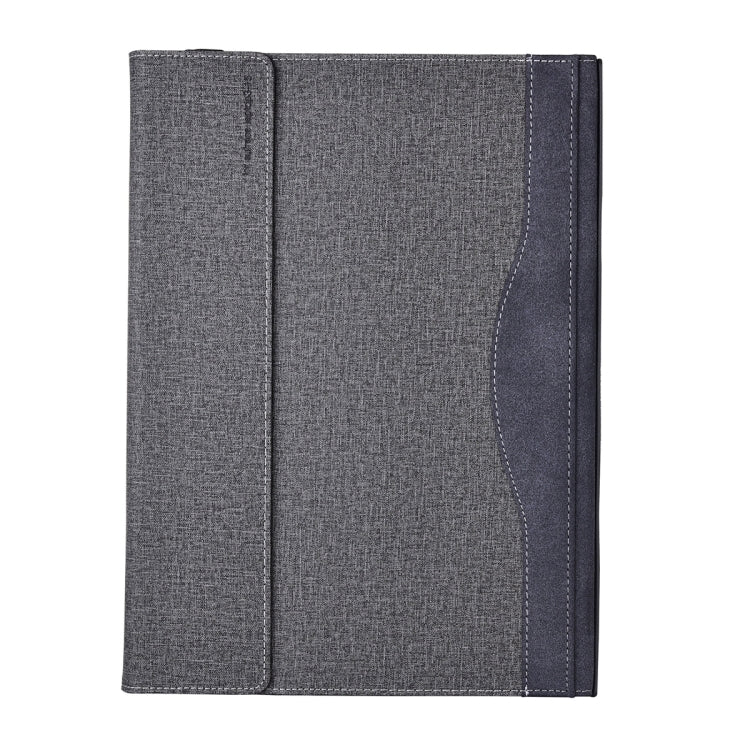 Für Lenovo ThinkPad X1 Carbon 14 Gen 5 Stofftextur Laptop-Leder-Schutzhülle (Space Ash)