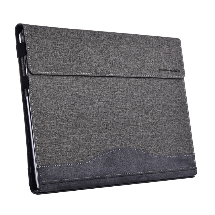 Für Lenovo ThinkPad X1 Carbon 14 Gen 5 Stofftextur Laptop-Leder-Schutzhülle (Space Ash)