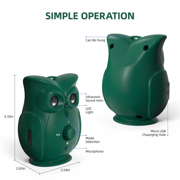 Sandsberg | K16 Dual Ultrasonic Bark Stopper Hundetrainingsgerät (Grün)