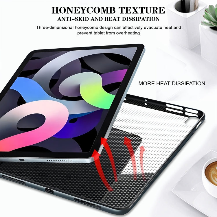 Sandsberg | Für Lenovo Tab P11 Gen 2 Farbmalerei Muster Smart Tablet TPU Hülle (Blauer Schmetterling)