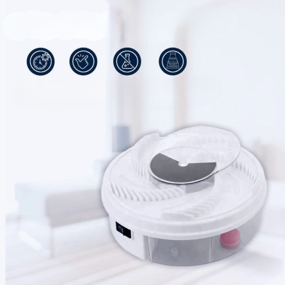 Sandsberg | Leiser, umweltfreundlicher Fliegenfänger für Küche, Wohnzimmer & Garten