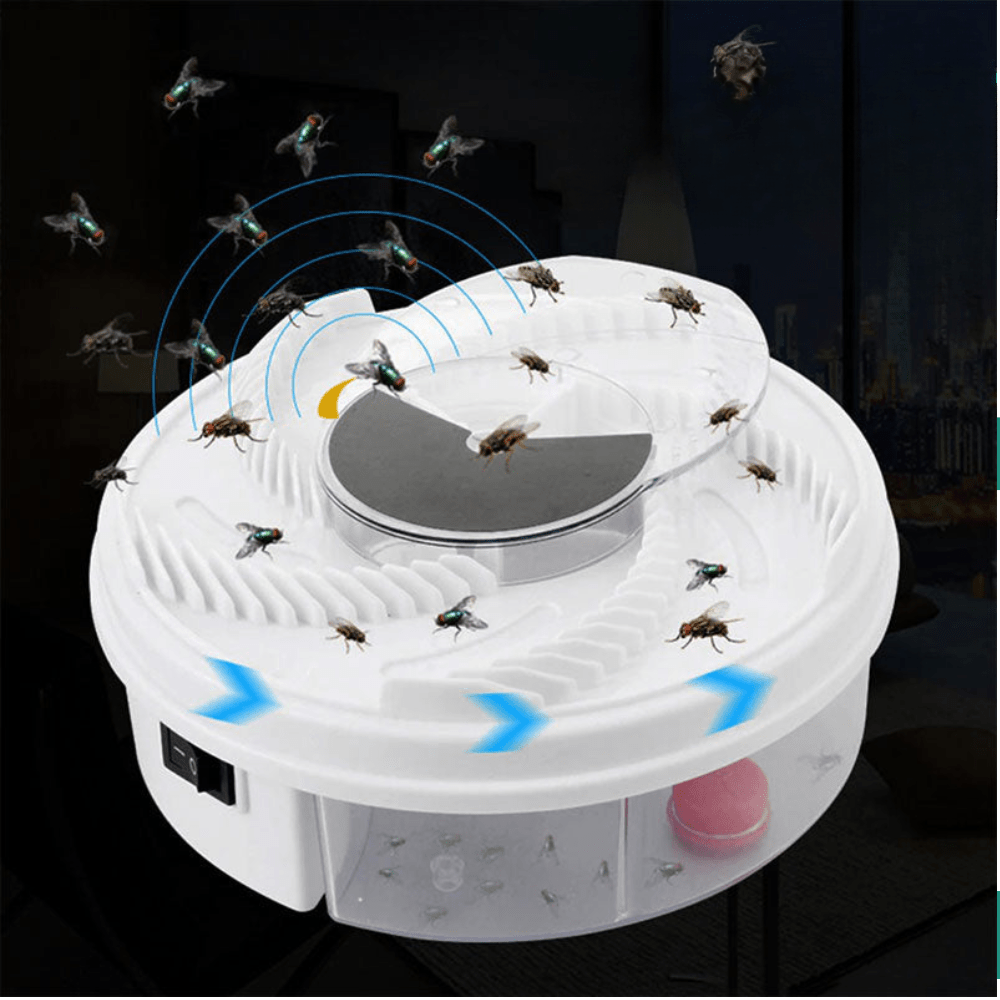 Sandsberg | Leiser, umweltfreundlicher Fliegenfänger für Küche, Wohnzimmer & Garten