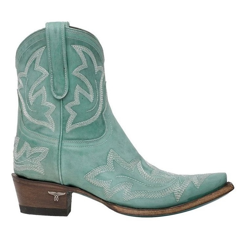 Bestickte Cowboystiefel aus Leder