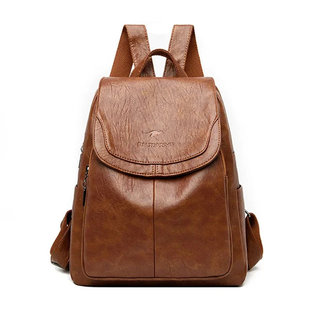 Sandsberg Leder Rucksack für Damen