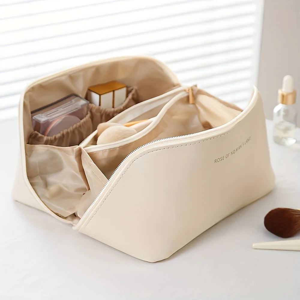 Sandsberg | Reisefreundlicher Make-up Organizer mit Reißverschluss – Elegante Kosmetiktasche