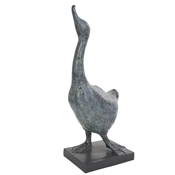 Distressed Gans Skulptur, Set von Zwei