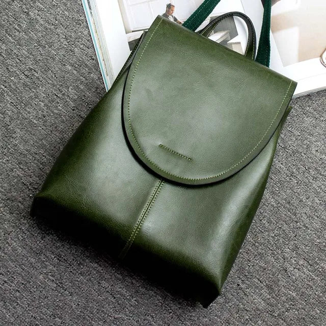 Trendiger Leder Rucksack für Frauen - Stilvoll, Vielseitig & Nachhaltig