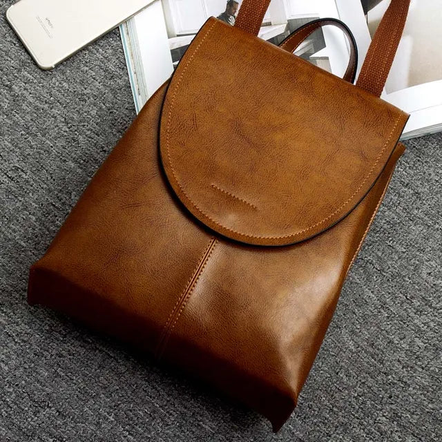 Trendiger Leder Rucksack für Frauen - Stilvoll, Vielseitig & Nachhaltig