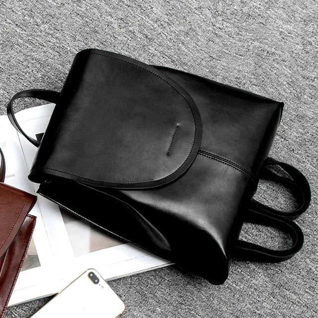 Trendiger Leder Rucksack für Frauen - Stilvoll, Vielseitig & Nachhaltig