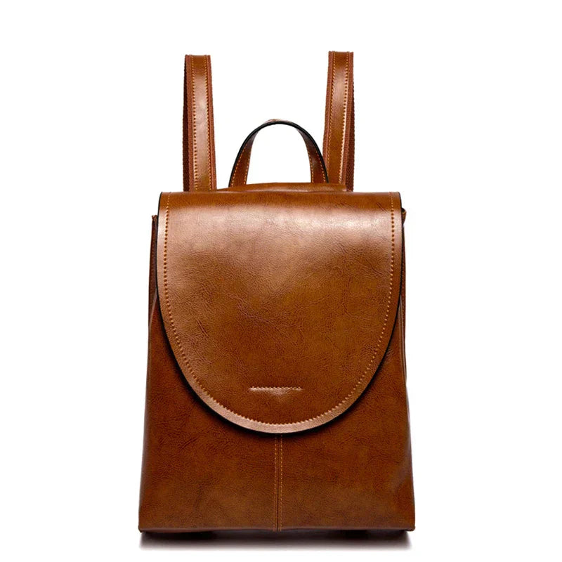 Trendiger Leder Rucksack für Frauen - Stilvoll, Vielseitig & Nachhaltig