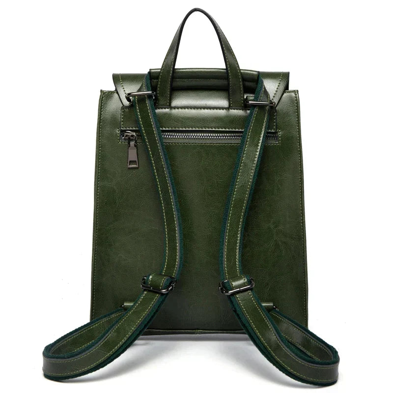 Trendiger Leder Rucksack für Frauen - Stilvoll, Vielseitig & Nachhaltig