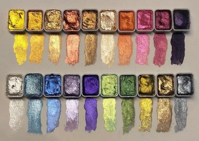 ArtShine™ | perlenfarbene Gouache-Pigmente | 50% RABATT