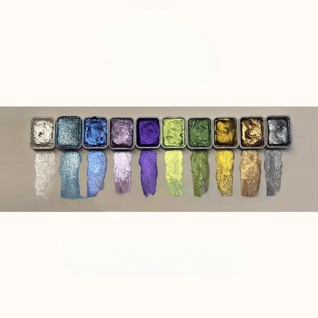 ArtShine™ | perlenfarbene Gouache-Pigmente | 50% RABATT