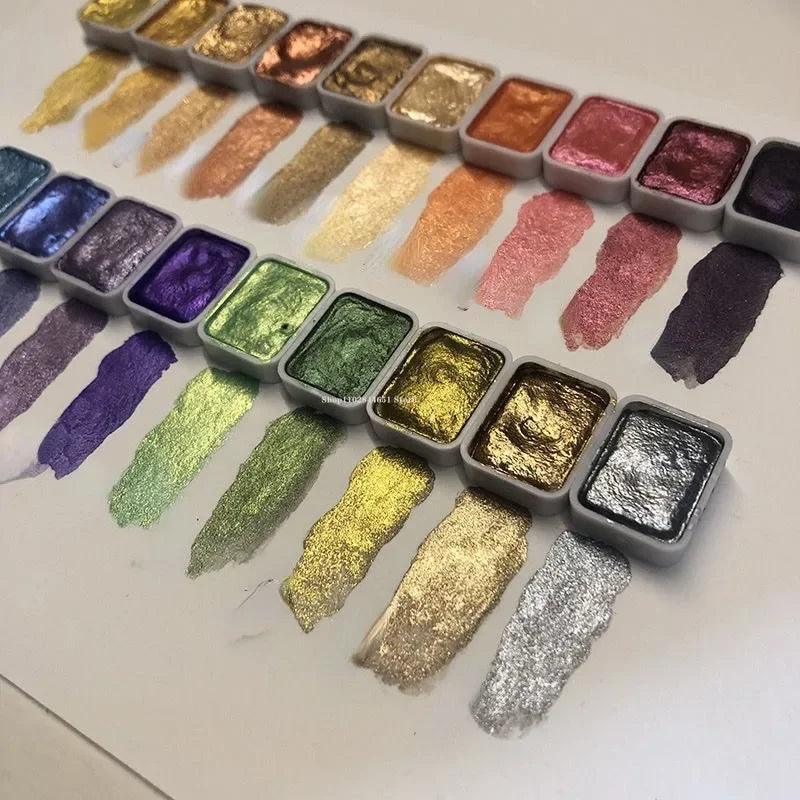 ArtShine™ | perlenfarbene Gouache-Pigmente | 50% RABATT