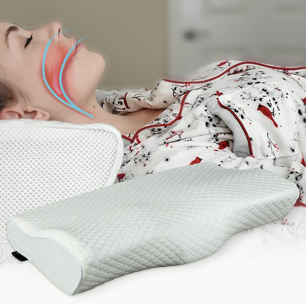 Respiro - Das Kissen für besseren Schlaf und weniger Schnarchen