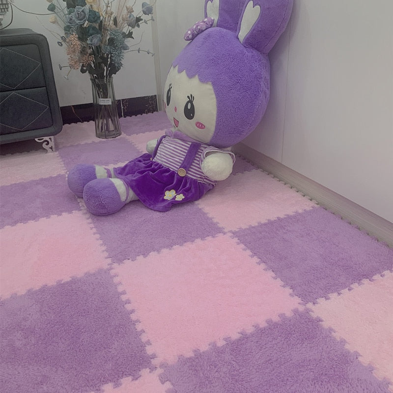 Four Seasons Universal Wildleder Bodenmatte Nähte Schlafzimmer Wand-zu-Wand Teppichboden Nachttisch Prinzessin Zimmer Teppich Teetisch Tatami