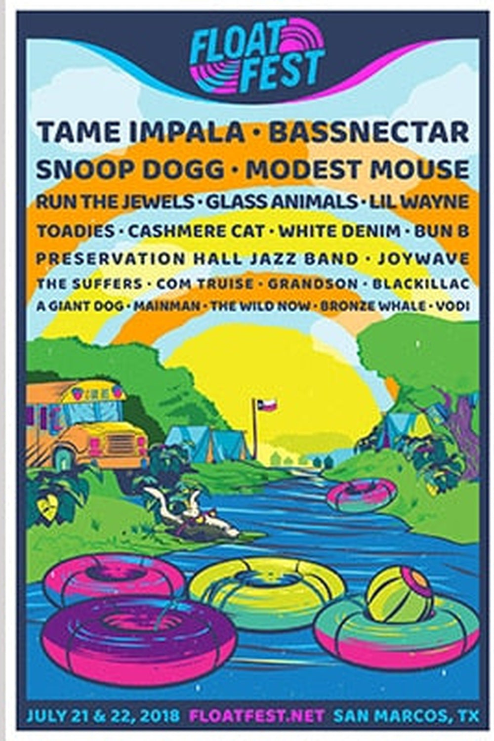 Tame Impala Psychedelische Poster