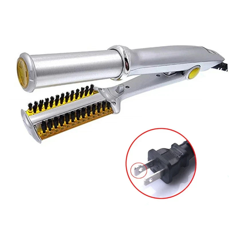 2-in-1 Professionelles Haar-Styling-Werkzeug: Haarglätter und Lockenstab