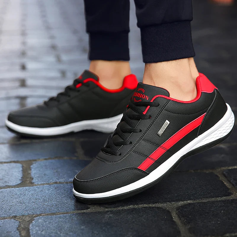 Leder Männer Schuhe Sneaker Männer Freizeit Schuhe Italienisch Freizeit Männer Rutschfeste Schuhe