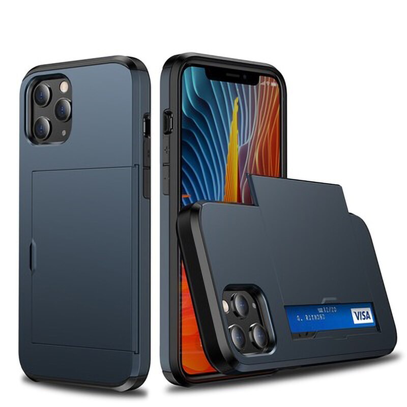 Business Armor Slide Wallet iPhone Hülle