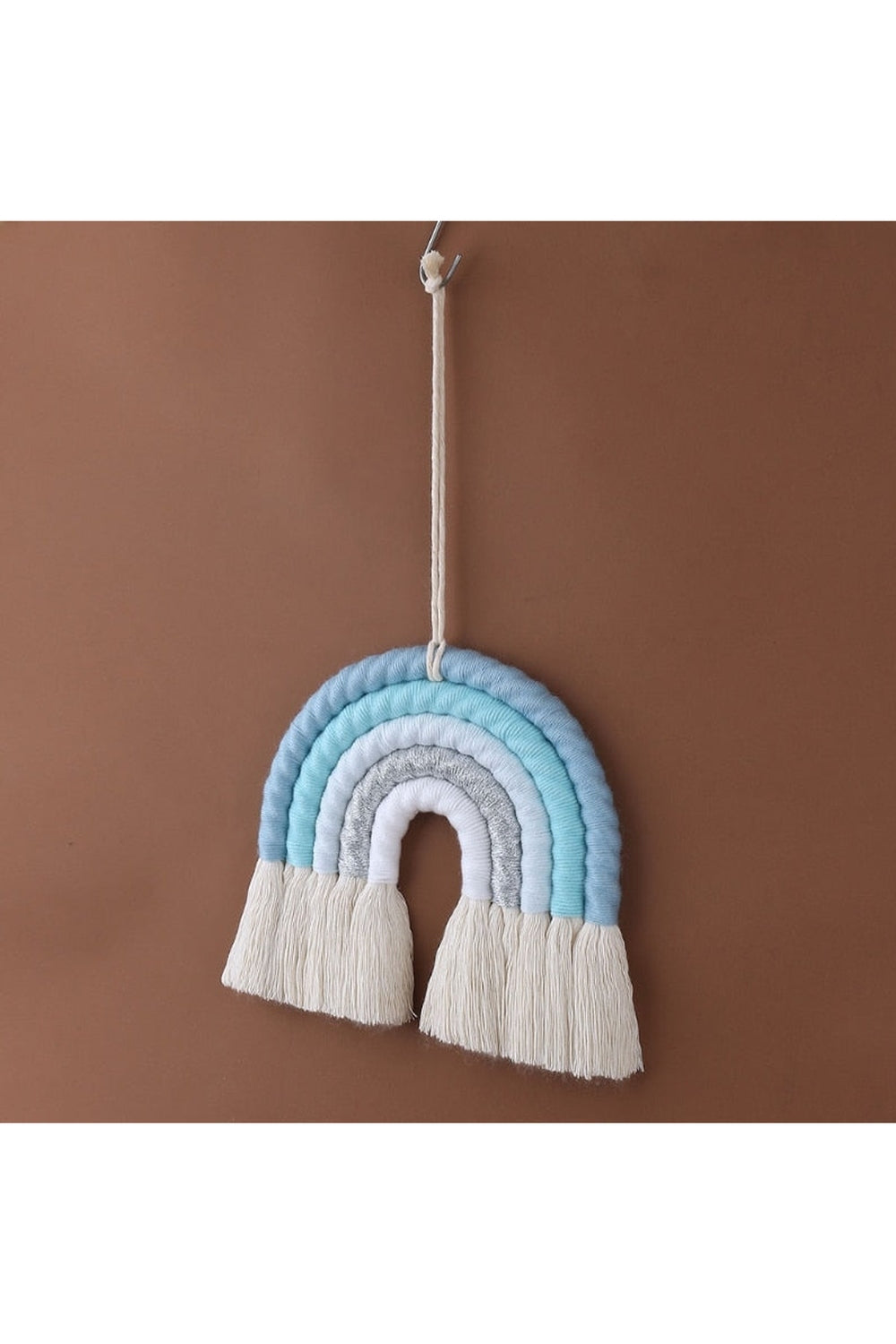 Makramee Regenbogen Wandbehang