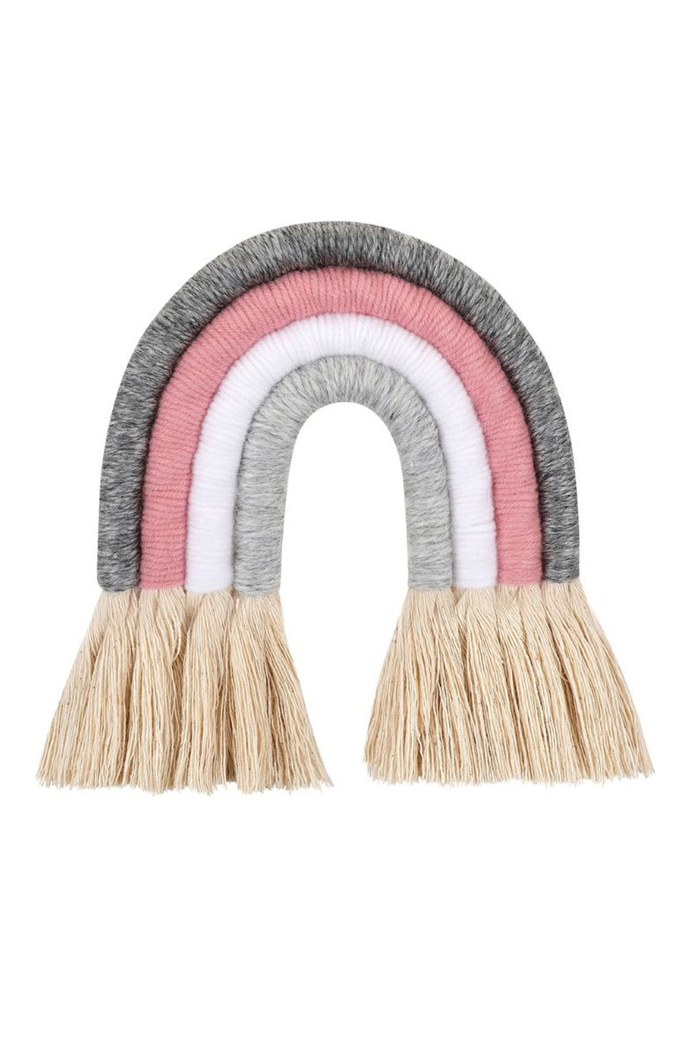 Makramee Regenbogen Wandbehang