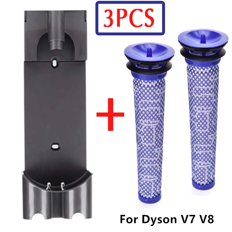 6er-Pack Vorfilter und 2er-Pack HEPA Nachfilter Ersatzteile kompatibel mit Dyson V8 und V7 kabellosen Staubsaugern