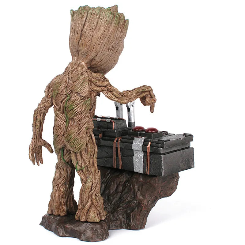 Marvel Guardians of The Galaxy Groot Statue Modell Avengers Süßer Babybaum-Mann PVC Anime Actionfigur Spielzeug Sammlung Geschenk