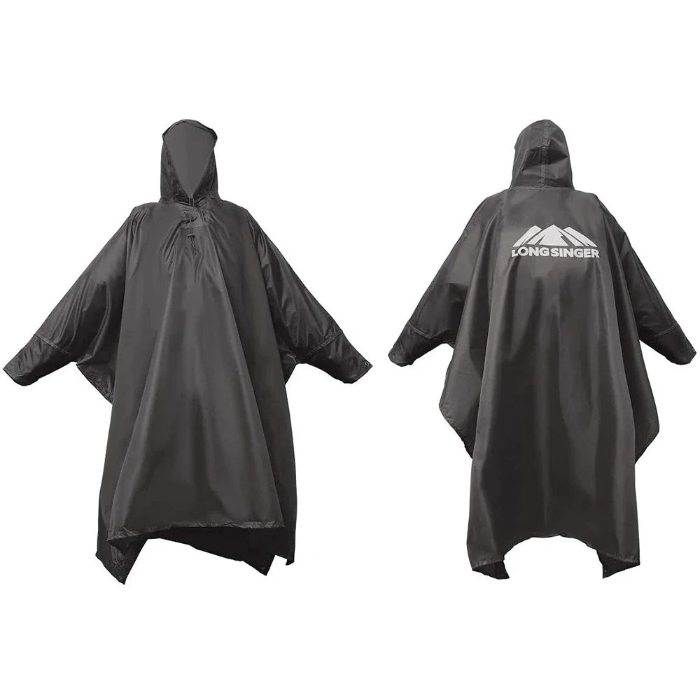 3-in-1 Tragbarer Wasserdichter Regenmantel - Verstellbar, Leicht und Wiederverwendbar für Männer und Frauen, Ideal für Wandern, Jagen und Klettern