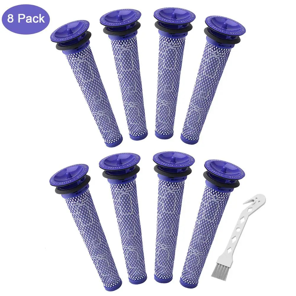 6er-Pack Vorfilter und 2er-Pack HEPA Nachfilter Ersatzteile kompatibel mit Dyson V8 und V7 kabellosen Staubsaugern