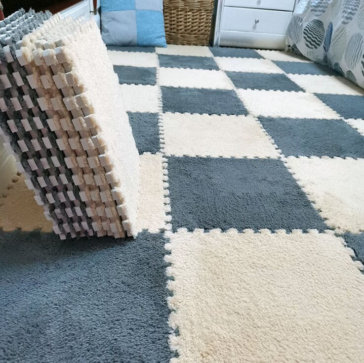 Four Seasons Universal Wildleder Bodenmatte Nähte Schlafzimmer Wand-zu-Wand Teppichboden Nachttisch Prinzessin Zimmer Teppich Teetisch Tatami
