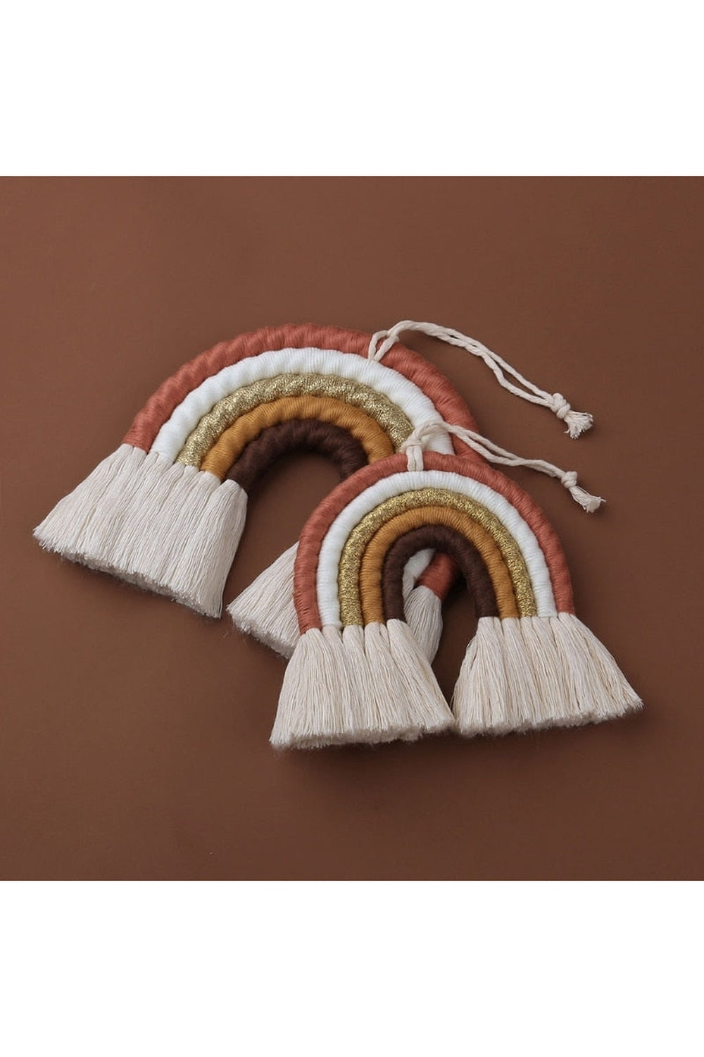 Makramee Regenbogen Wandbehang