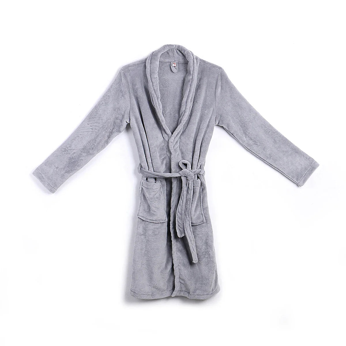 CozyShawl | Verlängerter Plüsch Bademantel mit Schalkragen