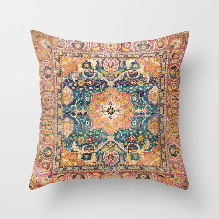 Skandinavischer Kissenbezug im marokkanischen Stil, indischer Boho-Luxus-Wohnzimmer-Schlafzimmer-Kissenbezug, Lendenkissen, Heimdekoration