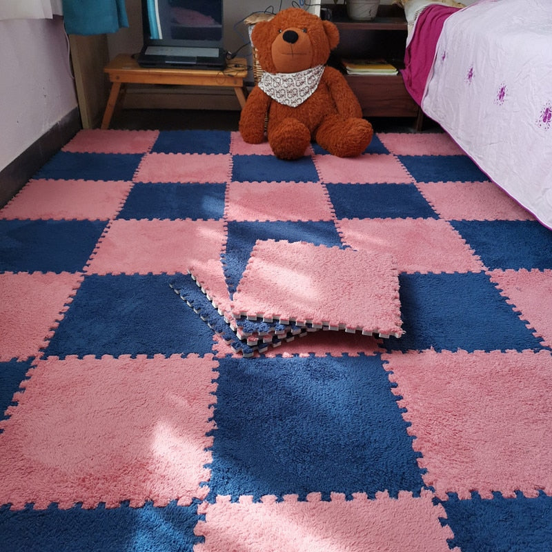 Four Seasons Universal Wildleder Bodenmatte Nähte Schlafzimmer Wand-zu-Wand Teppichboden Nachttisch Prinzessin Zimmer Teppich Teetisch Tatami