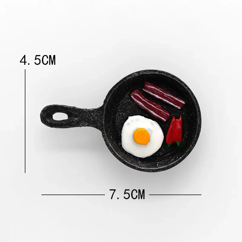 Sandsberg | Bionic Food Kühlschrankmagnet 3D kreative Cartoon Heimdekoration magnetischer süßer Kühlschrankmagnet magnetischer Aufkleber Kraft Nachricht