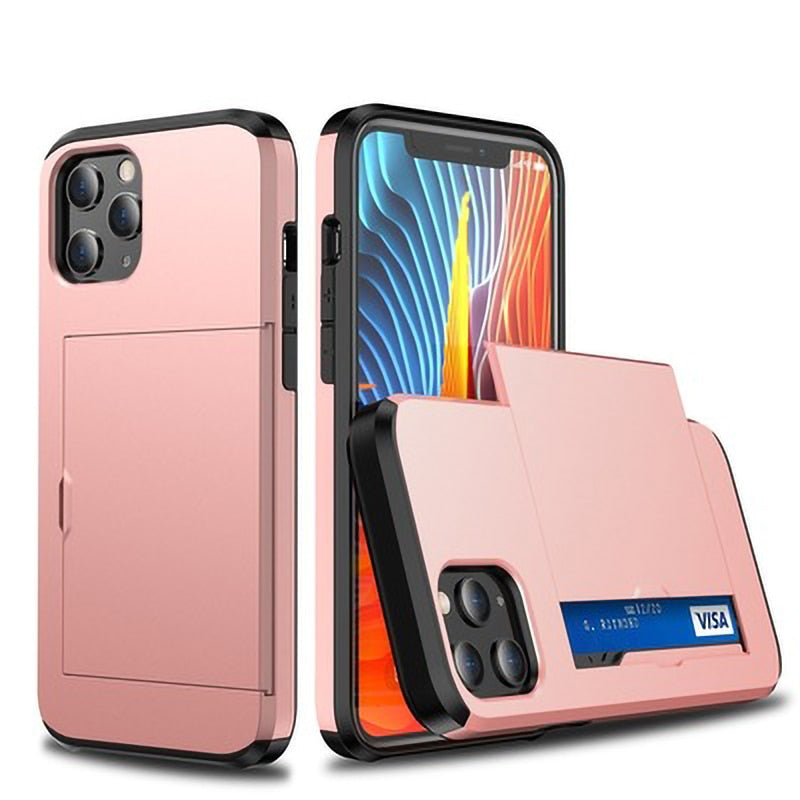 Business Armor Slide Wallet iPhone Hülle