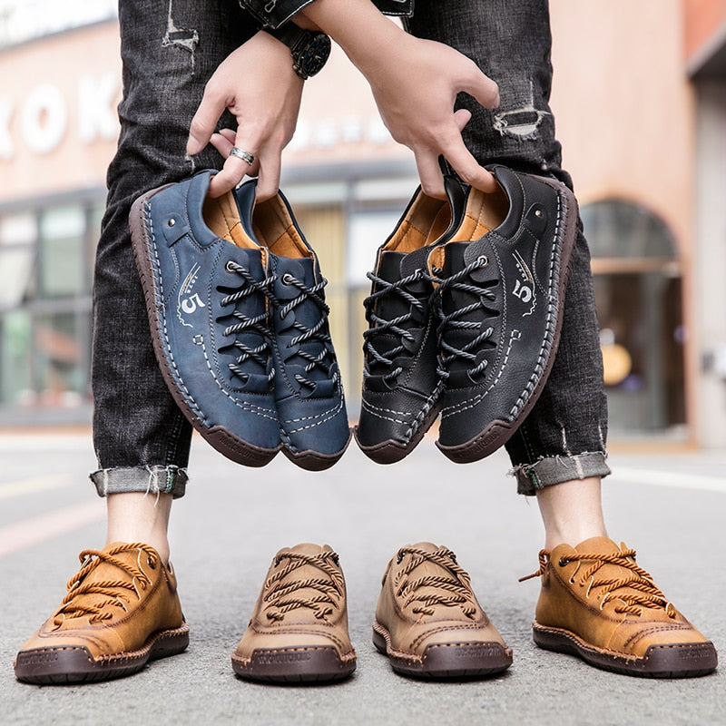 Orthopädische Lederschuhe für Herren