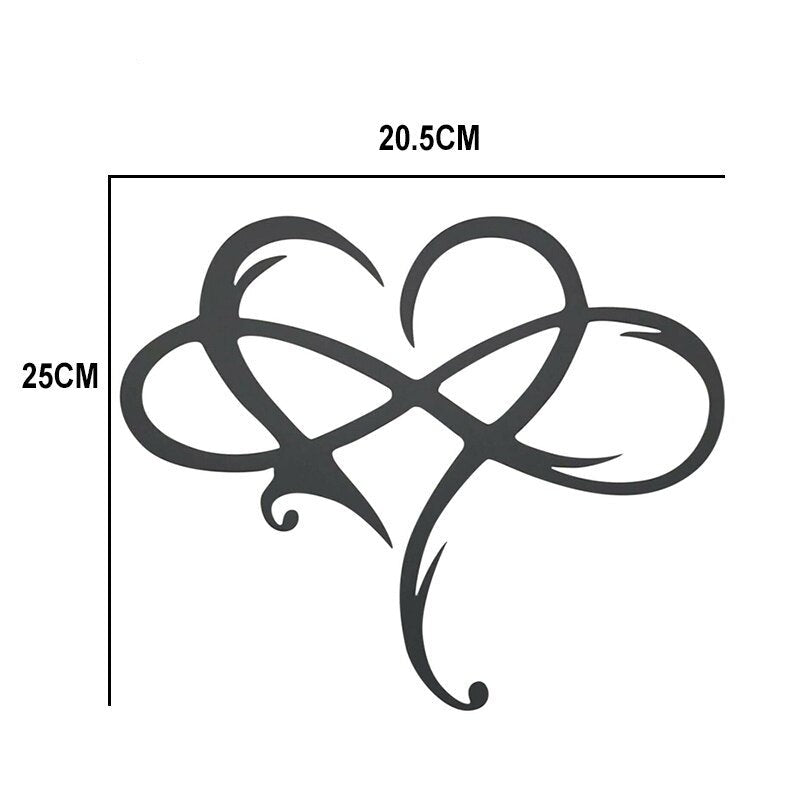 Herz-Wand-Dekor | Das Symbol der ewigen Liebe