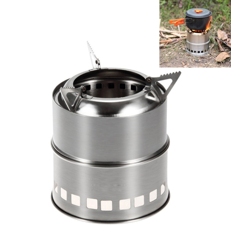 Sandsberg | Outdoor Camping Mini Edelstahl Holzofen Festbrennstoffkocher für Picknickheizung